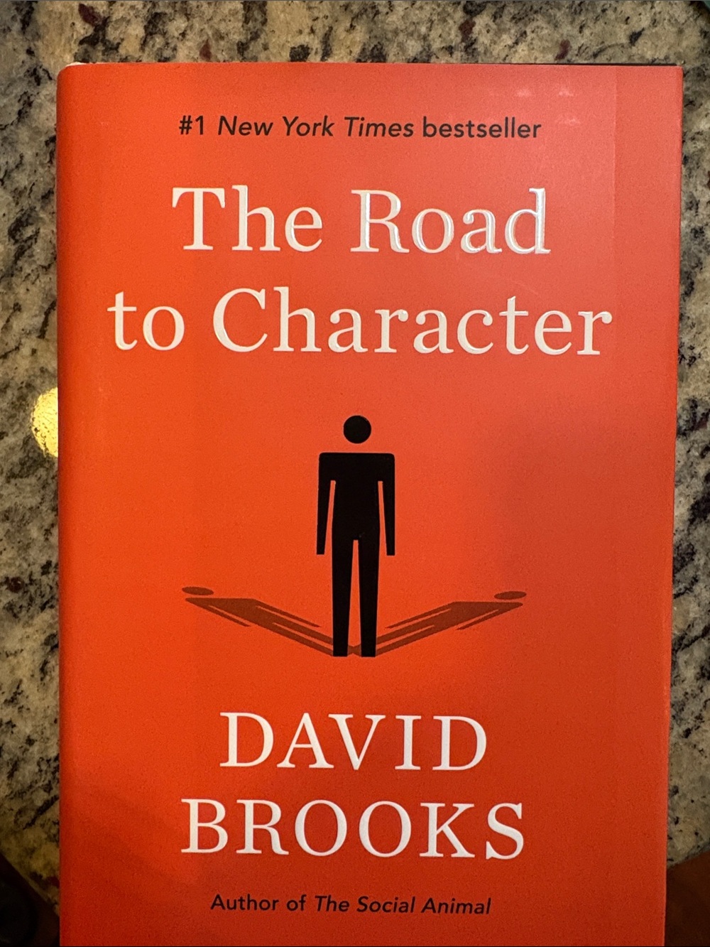 The Road to Character by David Brooks - Orange Hardcover